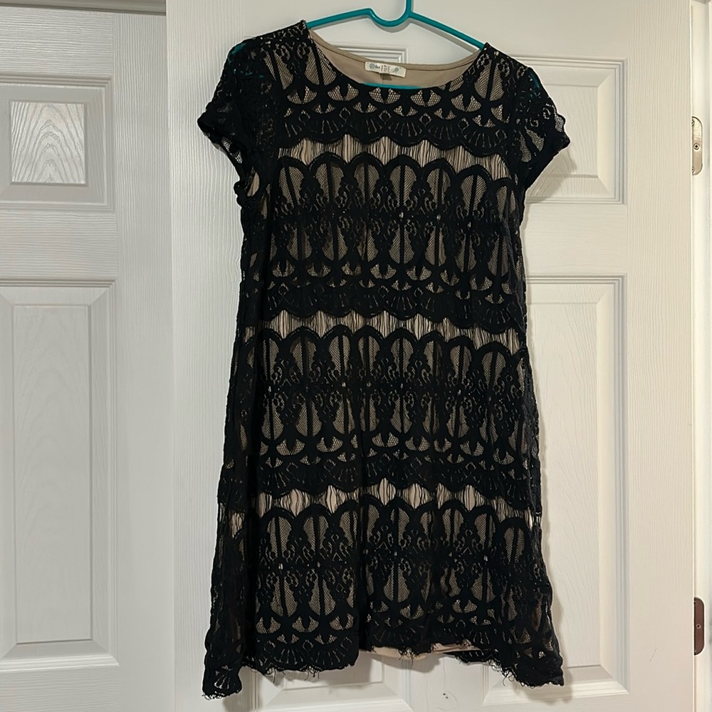 Black laced dress